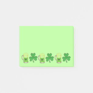 Post-it® Shamrock vert Clover Beer Mug St. Patrick's Day