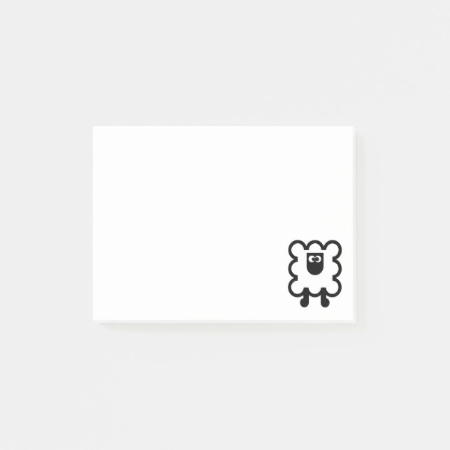 Post-it® SHEEP Post-it Notes (Front)