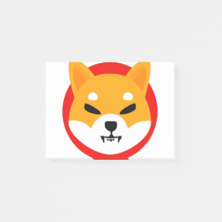 Post-it® Shiba Inu SHIB Logo Crypto Blockchain Cryptocurren