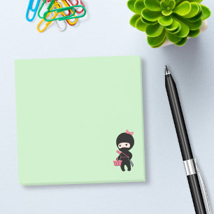 Post-it® Shopping Ninja Girl on Green