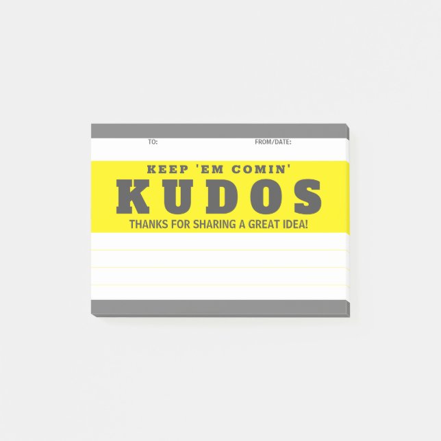 Post-it® Shout salue le grand prix de reconnaissance des id (Devant)