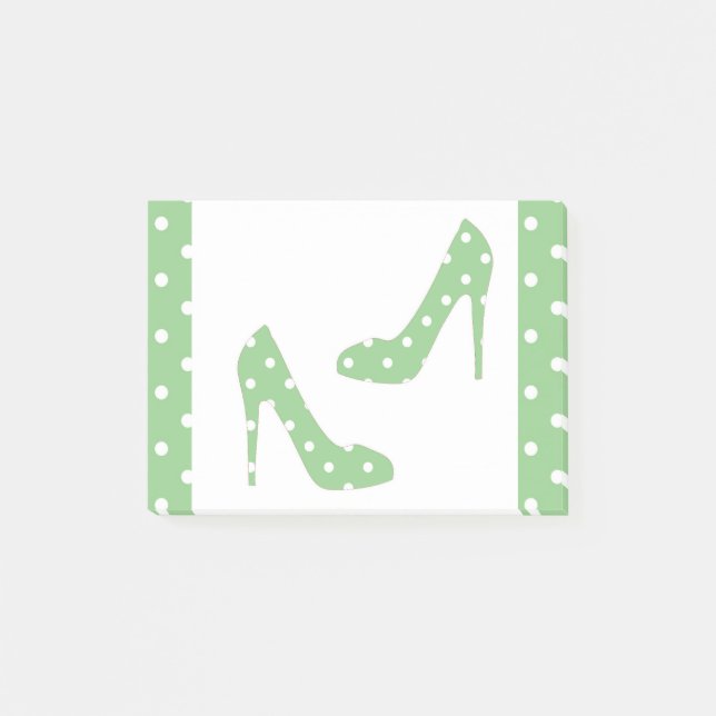Post-it® Si la chaussure adapte des notes de post-it (Devant)