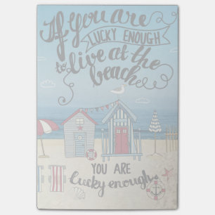 Post-it® Si vous êtes assez chanceux pour vivre à la plage