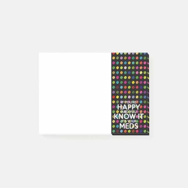POST-IT® SI VOUS ÊTES HEUREUX ET QUE VOUS LE SAVEZ (Devant)