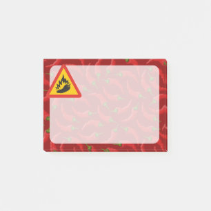 Post-it® Signe de danger de piment