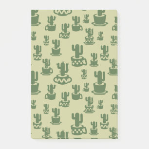 Post-it® Silhouette de cactus succulent en tasses et pots