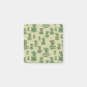 Post-it® Silhouette de cactus succulent en tasses et pots