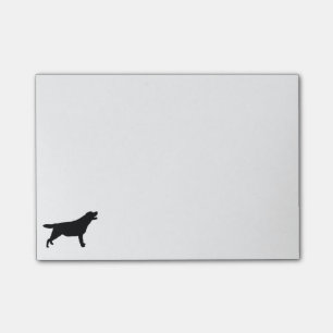Post-it® Silhouette de chien de chasse de Labrador Retriver