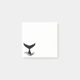 Post-it® Silhouette de la queue de baleine d'Ocean Wave