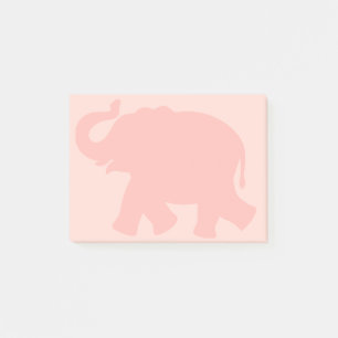 Post-it® Silhouette des éléphants roses
