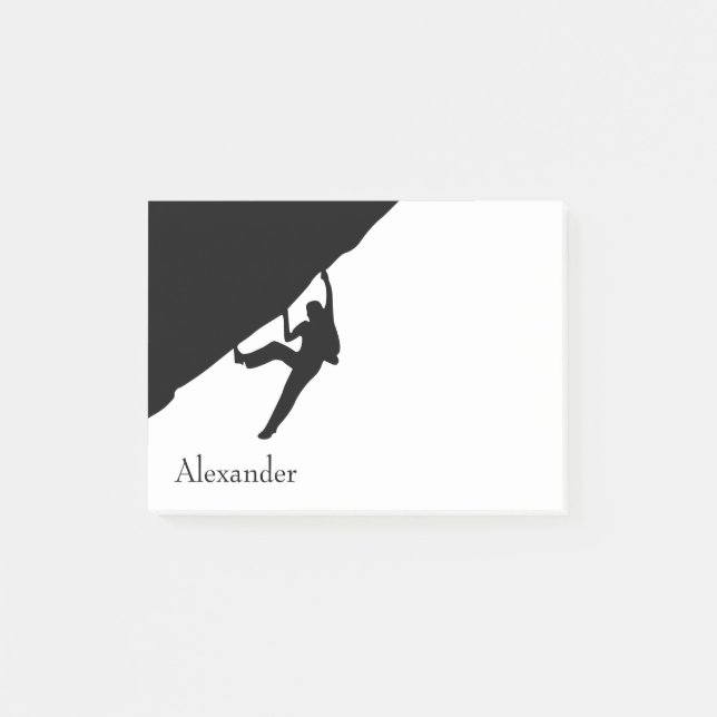 Post-it® Silhouette Escalade de rock (Devant)