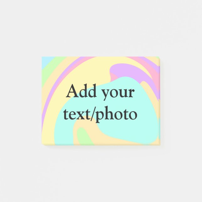 Post-it® Simple acrylique pour marbre ajouter votre nom de  (Devant)