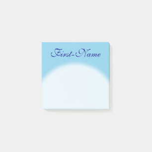Post-it® Simple, de base, arrière - plan de bleu de ciel +