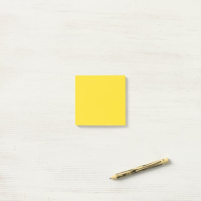 Post-it® Simple Jaune Uni (Sur un bureau)