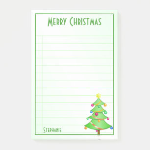 Post-it® Simple Joyeux Arbre De Noël À Faire Liste : Votre 