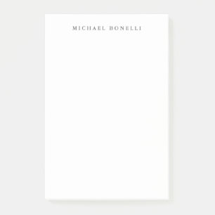 Post-it® Simple minimaliste simple élégant blanc moderne