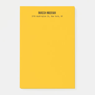 Post-it® Simple Moderne Simple Professionnel Ambre Jaune