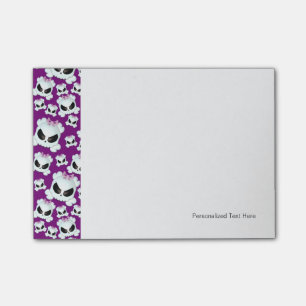 Post-it® Skullz Girly
