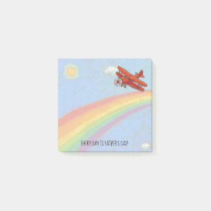 Post-it® Skywriter De L'Avion Rouge Fête des pères Pour P