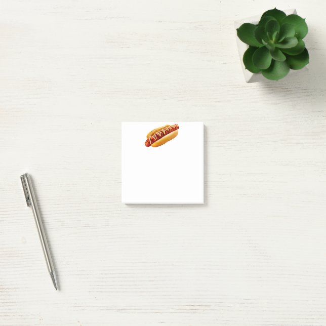 Post-it® SlipperyJoe's hot dog ambiance estivale BBQ niché  (Bureau)