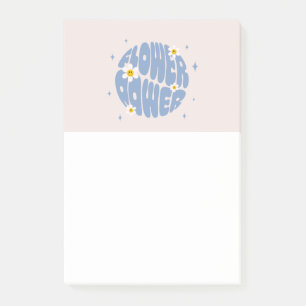 Post-it® Slogan d'alimentation des fleurs