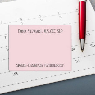 Post-it® SLP (orthophoniste) publie ses notes
