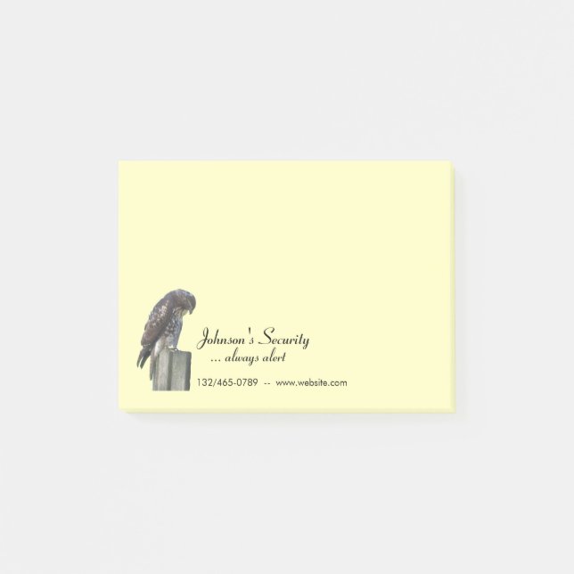 Post-it (sm) - Falcon and Business Information Post-it Notes (Front)