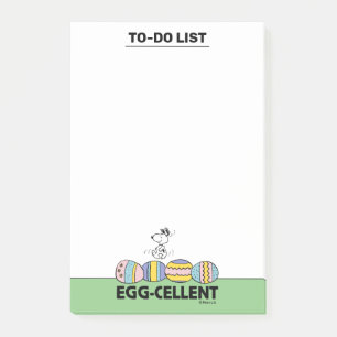 Post-it® Snoopy à l'oeuf Pâques