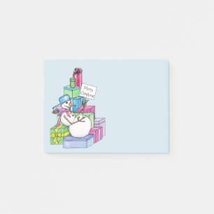 Post-it® Snowman chahut sur les cadeaux