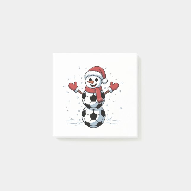 Post-it® Snowman Soccer Noël Père Noël Baseball Sport (Devant)