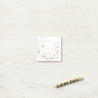 Post-it® Soft Flourish Desk Notes - Post-It Notes