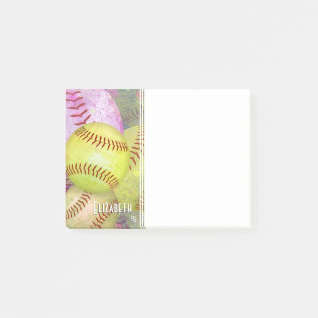 Post-it® Softball féminin (Devant)