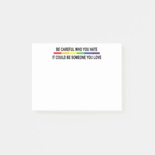 Post-it® Sois Prudent Qui Tu Détestes