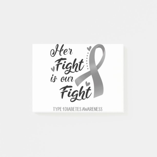 Post-it® Son combat est notre combat pour la sensibilisatio (Devant)