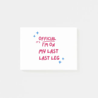 Post-it® Son Im Officiel Sur Mon Handicap Amputé De Dernièr