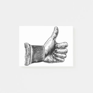 Post-it® Sonnette Passe-Mains Haut Sonnette Retro Vintage