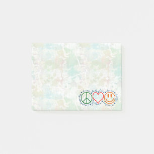 Post-it® Sourire d'amour de paix