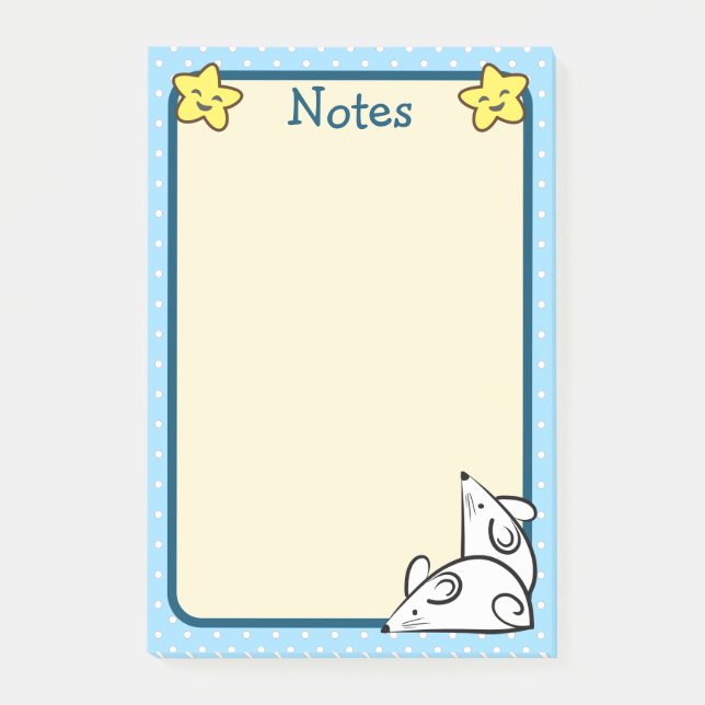 Post-it® Souris blanches (Devant)