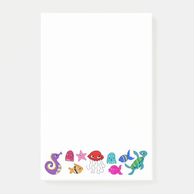 Post-it® Sous la mer (Devant)
