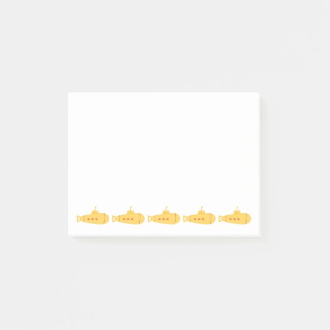 Post-it® Sous-marin jaune (Devant)