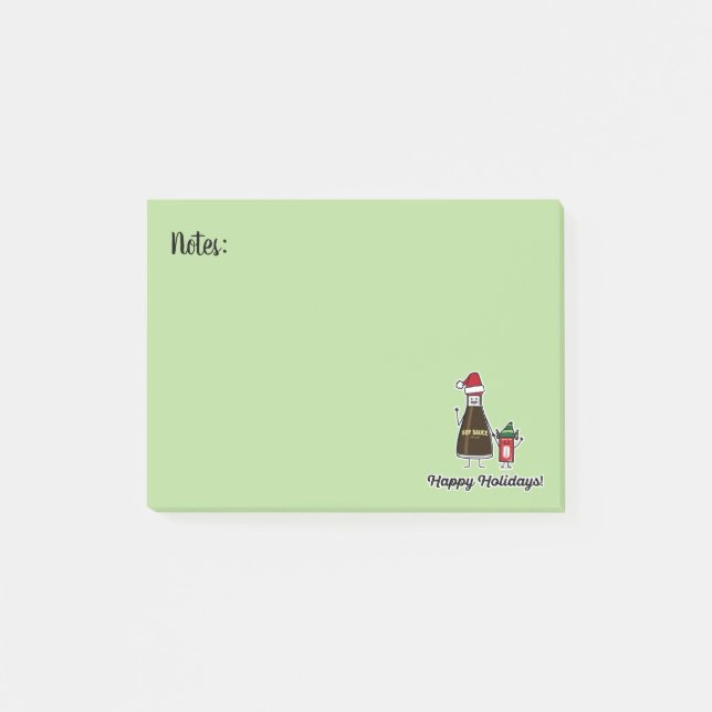 Post-it® Soy Sauce Bouteille Paquet enfant Noël Père Noël (Devant)