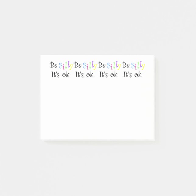 Post-it® Soyez idiot (Devant)