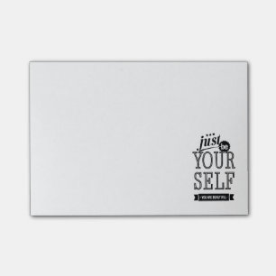 Post-it® Soyez juste vous-même que vous êtes beaux