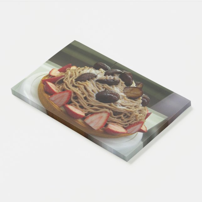 Post-it® Spaghetti japonais et gâteau aux fraises (Incliné)