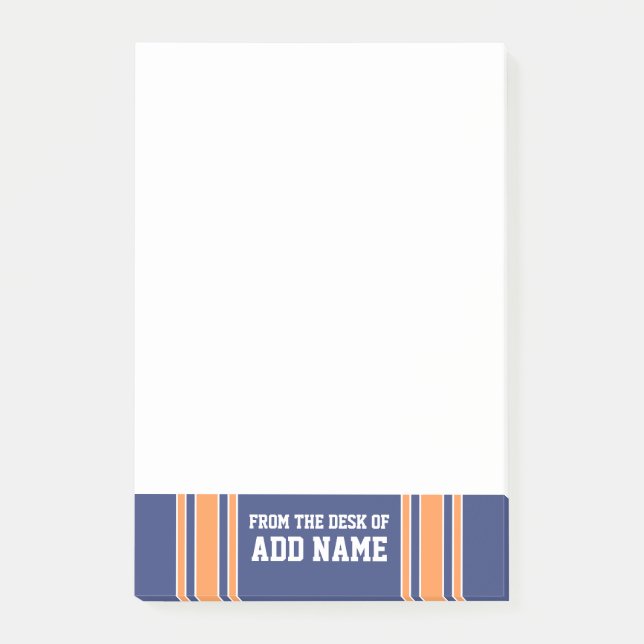 Post-it® Sports Jersey with Your Name and Number (Devant)