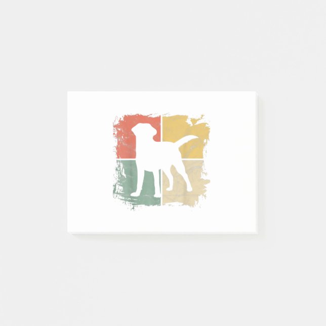 Post-it® Square Retro Labrador Owner (Devant)
