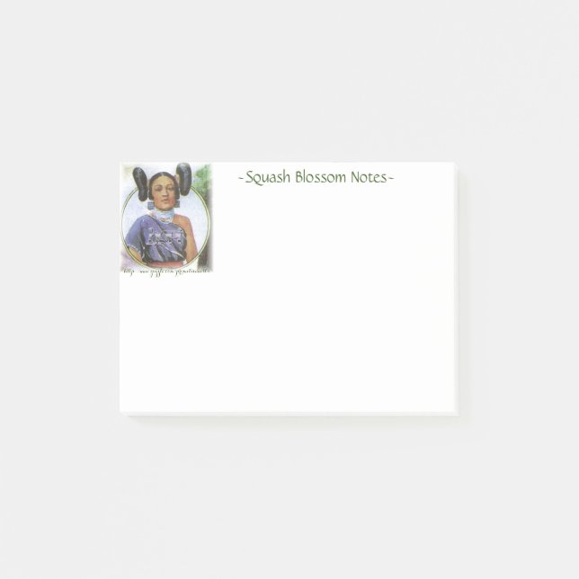Post-it® "Squash Blossom Notes" (Devant)