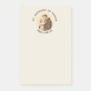 Post-it® St Anthony de bébé Jésus de Padoue