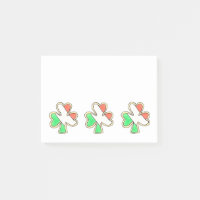 St. Paddy's Day Irlandais Drapeau Shamrock Clover