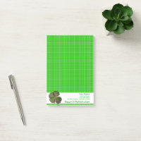 St Patrick 4 Leaf Clover Obtenez Lucky Corporate N